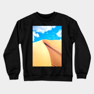 The Sahara Desert With Blue Sky Crewneck Sweatshirt